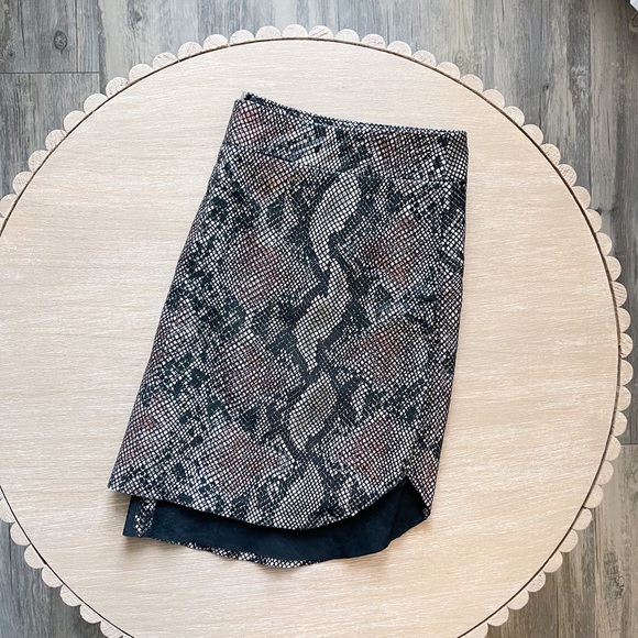 NWT Karina Grimaldi Simone Snake Skirt - Picture 5 of 5